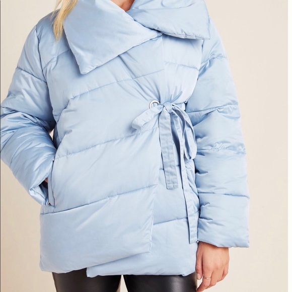 NWT Anthropologie Oversized Wrap Puffer Jacket - Picture 3 of 7